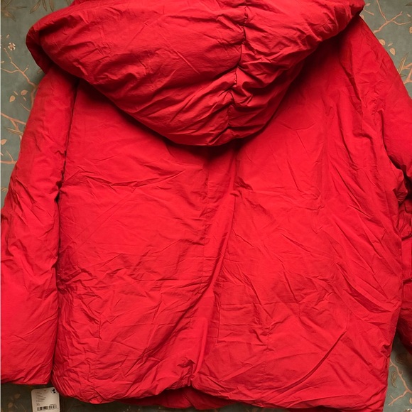 Free People Bold Red Oversized Puffer Coat NEW WITH TAGS - Picture 2 of 4
